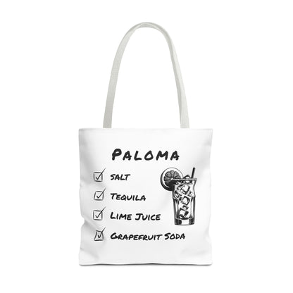 Paloma Tote Bag in Black Graphic