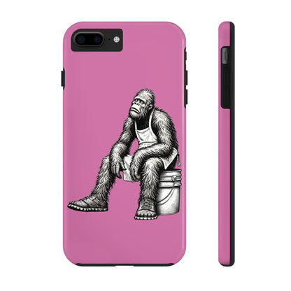 Phone Case Long Shift Bigfoot Pink iPhone Samsung Galaxy