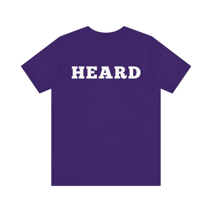 Heard T-Shirt White Text