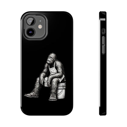 Phone Case Long Shift Bigfoot Black iPhone Samsung Galaxy