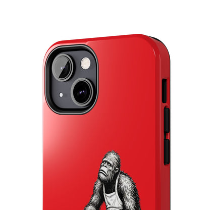 Phone Case Long Shift Bigfoot Red iPhone Samsung Galaxy