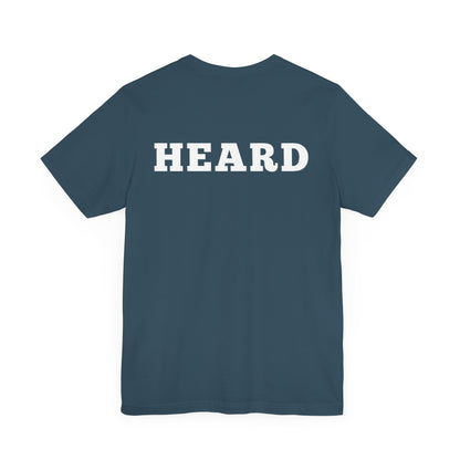 Heard T-Shirt White Text
