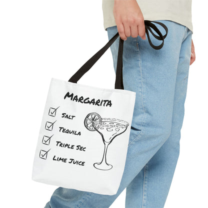 Margarita Tote Bag Black Graphic
