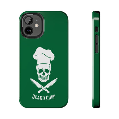 Heard Chef Skull BTI Green Phone Case iPhone Samsung Galaxy