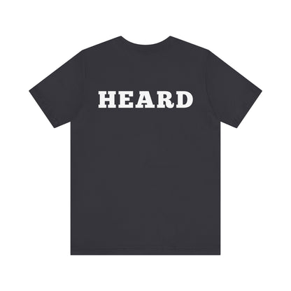 Heard T-Shirt White Text