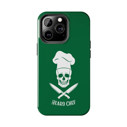 Heard Chef Skull BTI Green Phone Case iPhone Samsung Galaxy