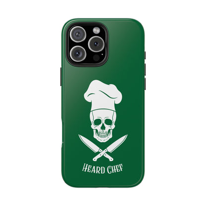 Heard Chef Skull BTI Green Phone Case iPhone Samsung Galaxy