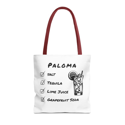 Paloma Tote Bag in Black Graphic