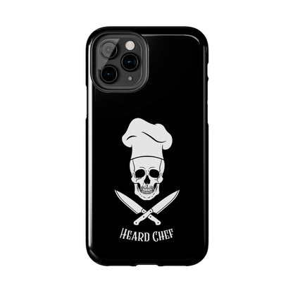 Heard Chef Skull Black Phone Case iPhone Samsung Galaxy