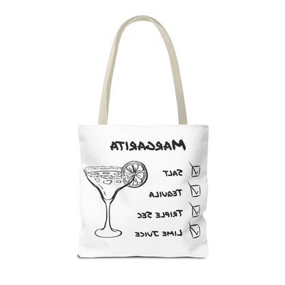 Margarita Tote Bag Black Graphic