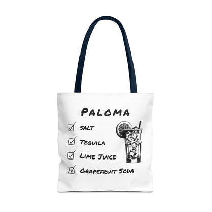 Paloma Tote Bag in Black Graphic