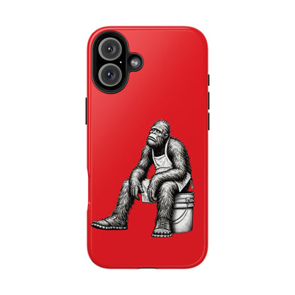 Phone Case Long Shift Bigfoot Red iPhone Samsung Galaxy