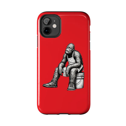 Phone Case Long Shift Bigfoot Red iPhone Samsung Galaxy