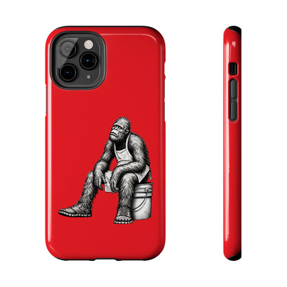 Phone Case Long Shift Bigfoot Red iPhone Samsung Galaxy