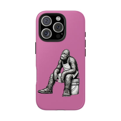 Phone Case Long Shift Bigfoot Pink iPhone Samsung Galaxy