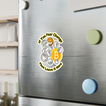 Decal Sticker - Currency and Crypto Coin Tip Jar