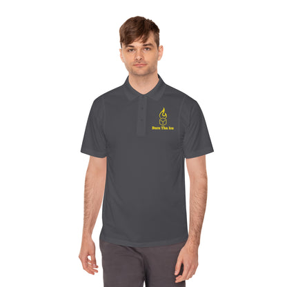 Burn Tha Ice Logo Polo Shirt