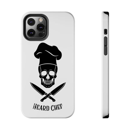 Heard Chef Skull White Phone Case iPhone Samsung Galaxy