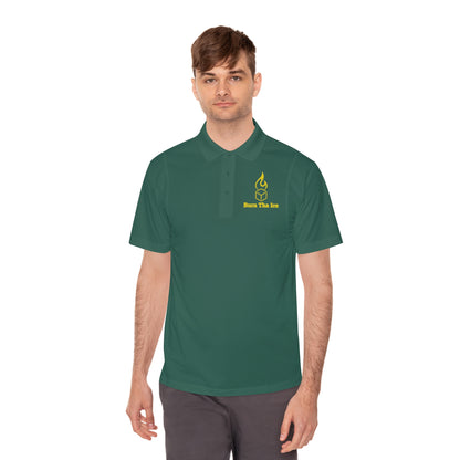 Burn Tha Ice Logo Polo Shirt