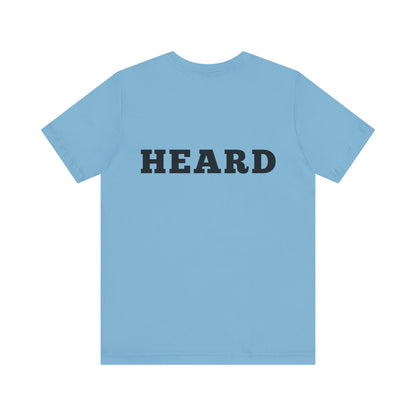 Heard T-Shirt Black Text