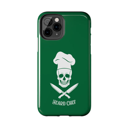 Heard Chef Skull BTI Green Phone Case iPhone Samsung Galaxy