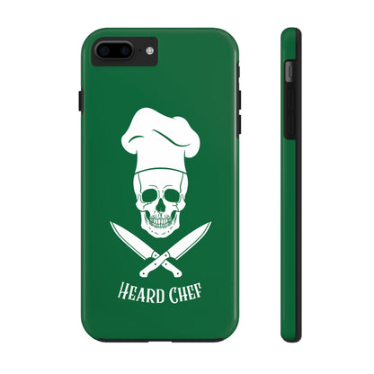 Heard Chef Skull BTI Green Phone Case iPhone Samsung Galaxy
