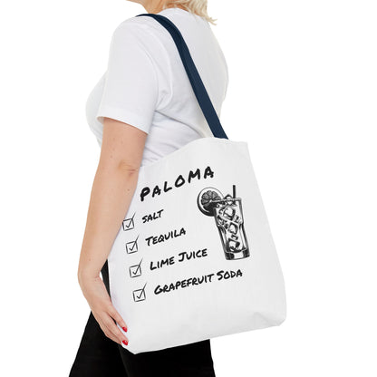 Paloma Tote Bag in Black Graphic