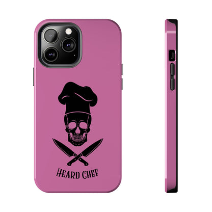 Heard Chef Skull Pink Phone Case iPhone Samsung Galaxy
