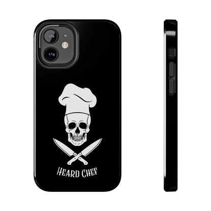 Heard Chef Skull Black Phone Case iPhone Samsung Galaxy