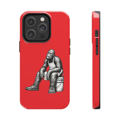 Phone Case Long Shift Bigfoot Red iPhone Samsung Galaxy
