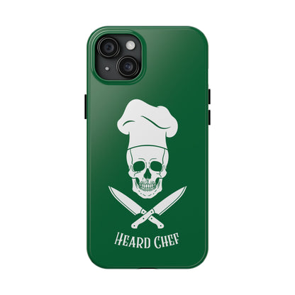 Heard Chef Skull BTI Green Phone Case iPhone Samsung Galaxy
