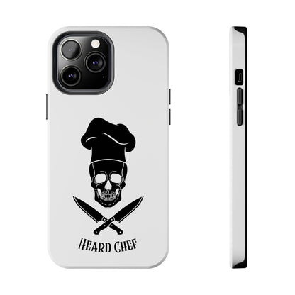 Heard Chef Skull White Phone Case iPhone Samsung Galaxy