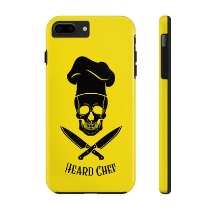 Heard Chef Skull BTI Gold Phone Case iPhone Samsung Galaxy