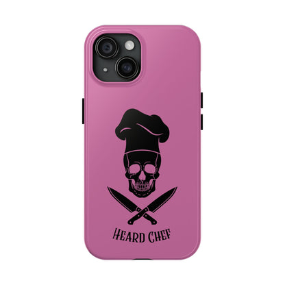 Heard Chef Skull Pink Phone Case iPhone Samsung Galaxy