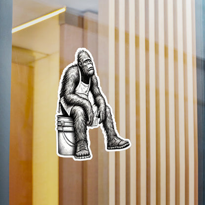 Vinyl Sticker Long Shift Bigfoot