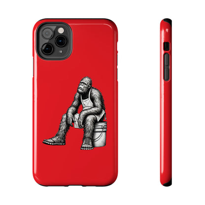 Phone Case Long Shift Bigfoot Red iPhone Samsung Galaxy