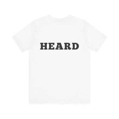 Heard T-Shirt Black Text