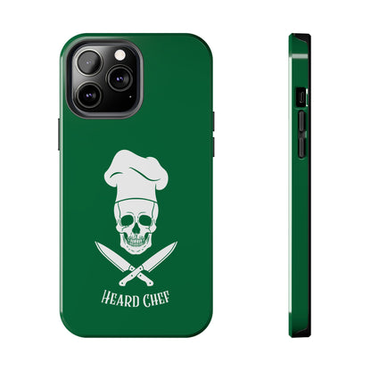 Heard Chef Skull BTI Green Phone Case iPhone Samsung Galaxy