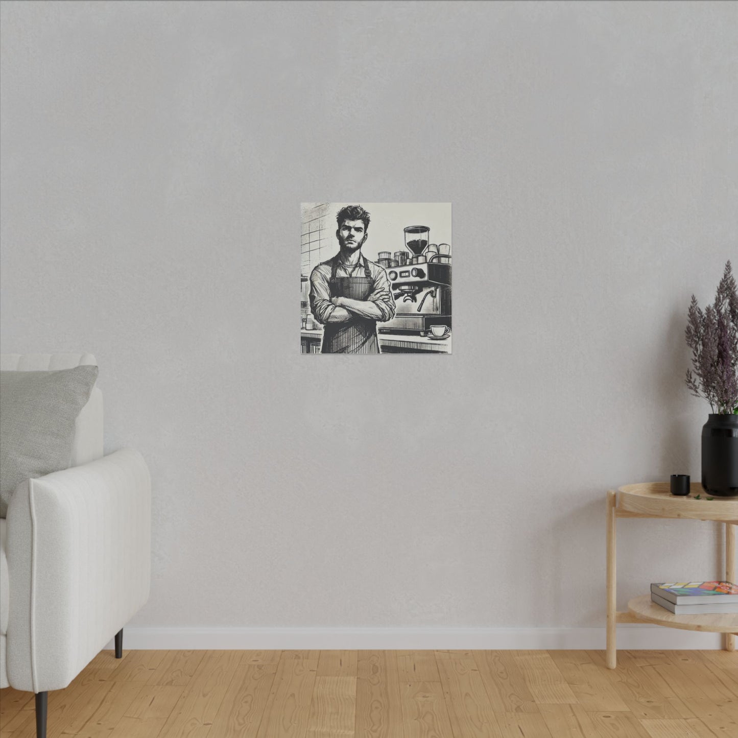 Canvas Print - Barista Industry Struggles