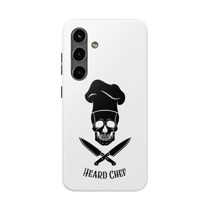 Heard Chef Skull White Phone Case iPhone Samsung Galaxy