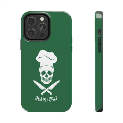 Heard Chef Skull BTI Green Phone Case iPhone Samsung Galaxy