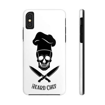 Heard Chef Skull White Phone Case iPhone Samsung Galaxy