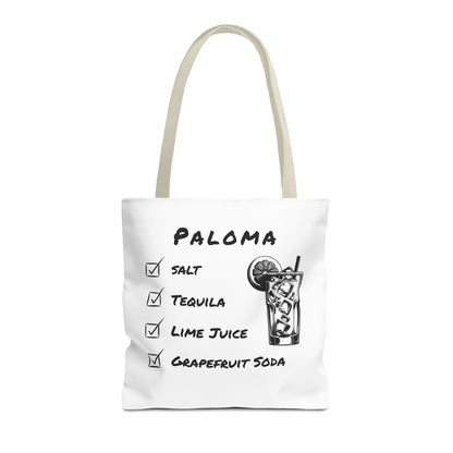 Paloma Tote Bag in Black Graphic
