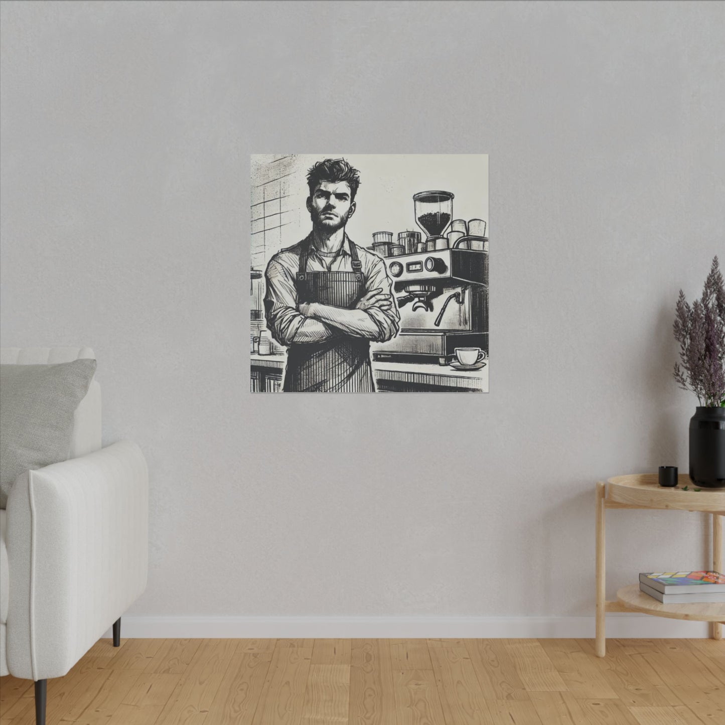 Canvas Print - Barista Industry Struggles