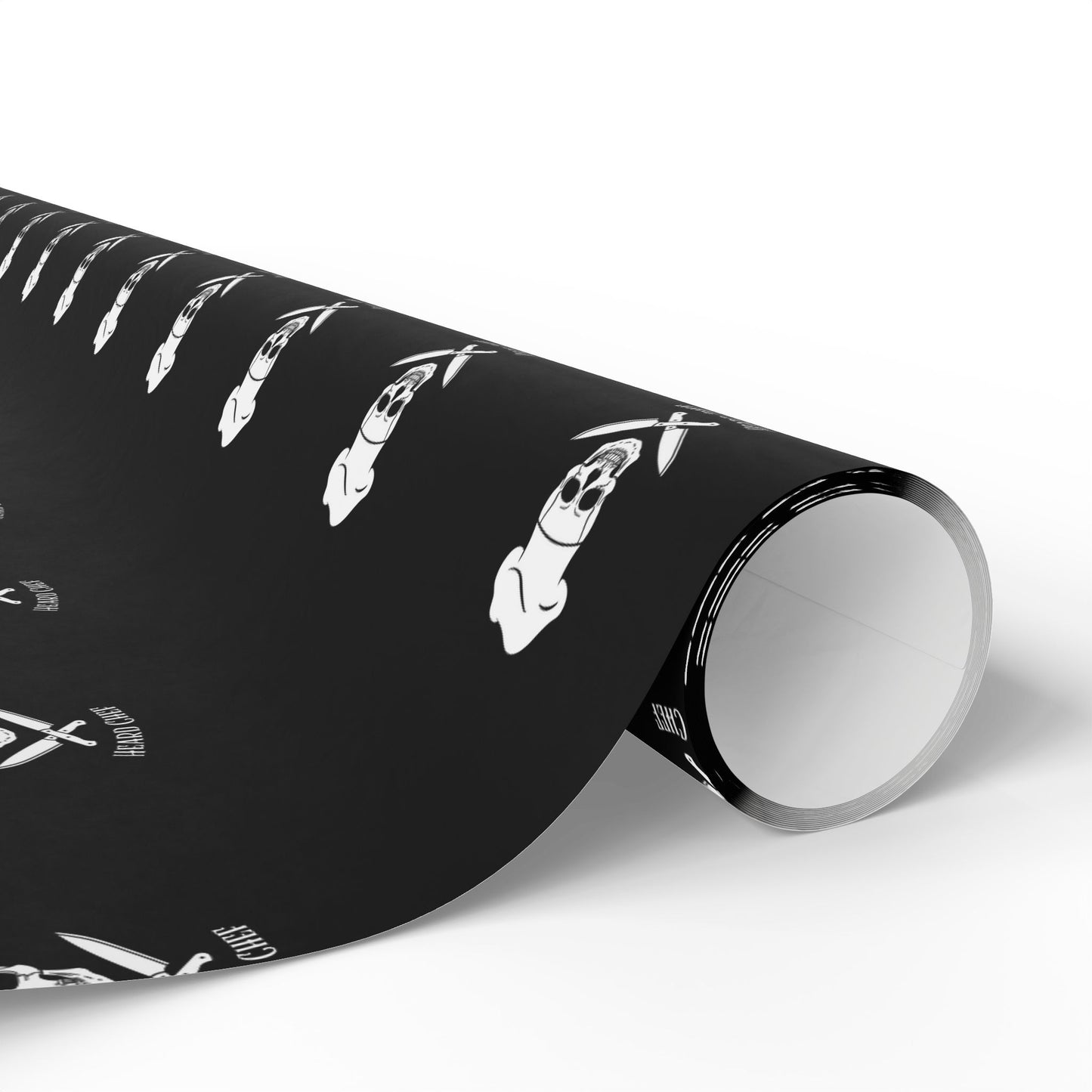 Heard Chef Skull Wrapping Paper