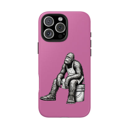 Phone Case Long Shift Bigfoot Pink iPhone Samsung Galaxy