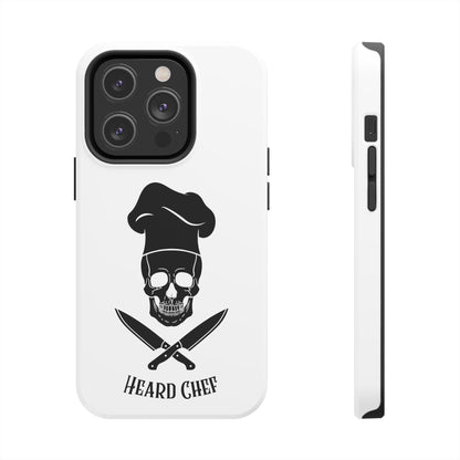 Heard Chef Skull White Phone Case iPhone Samsung Galaxy