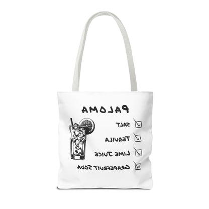 Paloma Tote Bag in Black Graphic