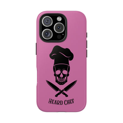 Heard Chef Skull Pink Phone Case iPhone Samsung Galaxy