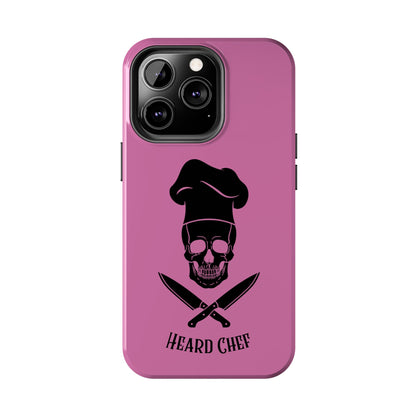 Heard Chef Skull Pink Phone Case iPhone Samsung Galaxy